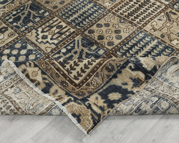 Multicolor Turkish Oushak Rug 6' 1" x 9' Hand-Knotted | No. VR63756