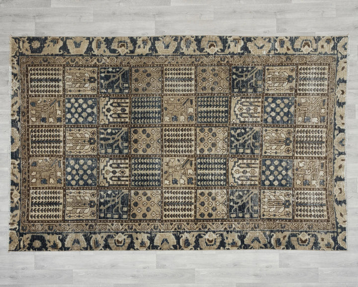 Multicolor Turkish Oushak Rug 6' 1" x 9' Hand-Knotted | No. VR63756