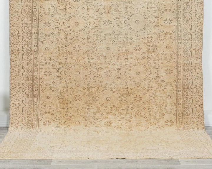 Multicolor Turkish Oushak Rug 6'5" x 9'2" Hand-Knotted | No. VR63847