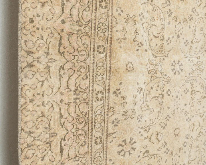 Multicolor Turkish Oushak Rug 6'5" x 9'2" Hand-Knotted | No. VR63847