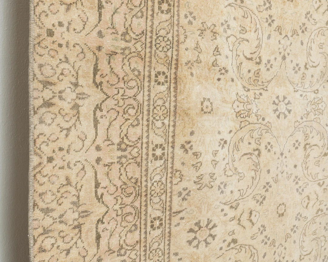 Multicolor Turkish Oushak Rug 6'5" x 9'2" Hand-Knotted | No. VR63847