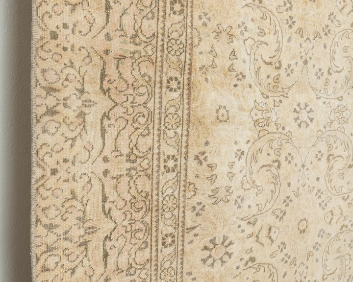 Multicolor Turkish Oushak Rug 6'5" x 9'2" Hand-Knotted | No. VR63847