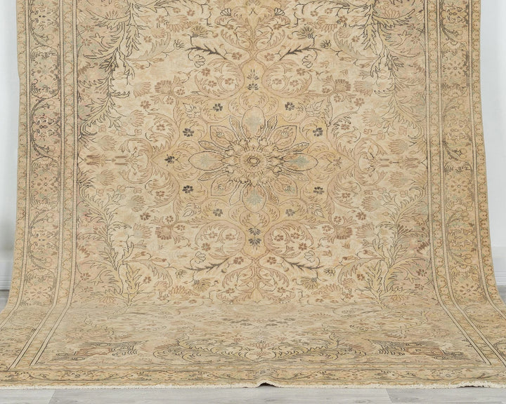 Multicolor Turkish Oushak Rug 6'5" x 9'10" Hand-Knotted | No. VR63891