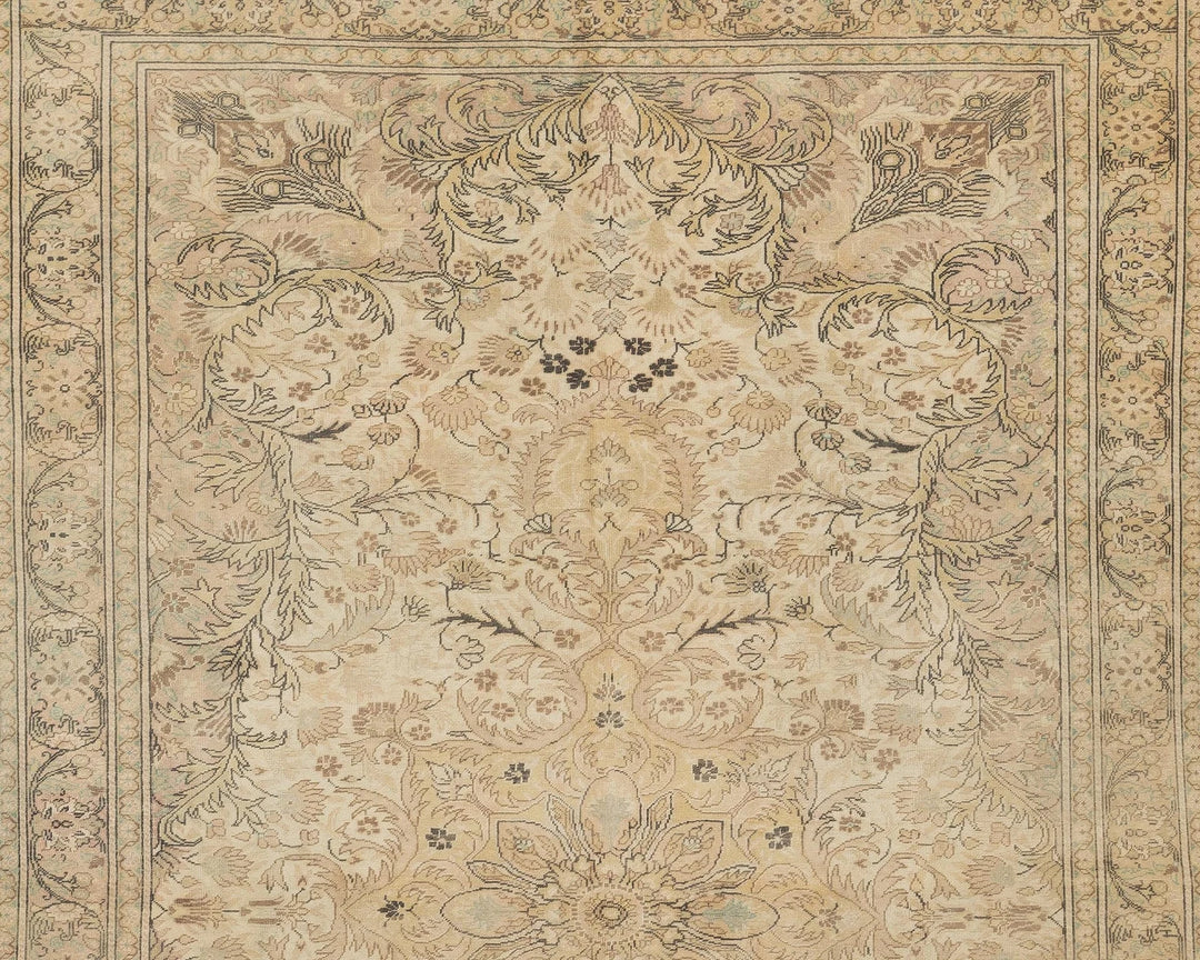 Multicolor Turkish Oushak Rug 6'5" x 9'10" Hand-Knotted | No. VR63891