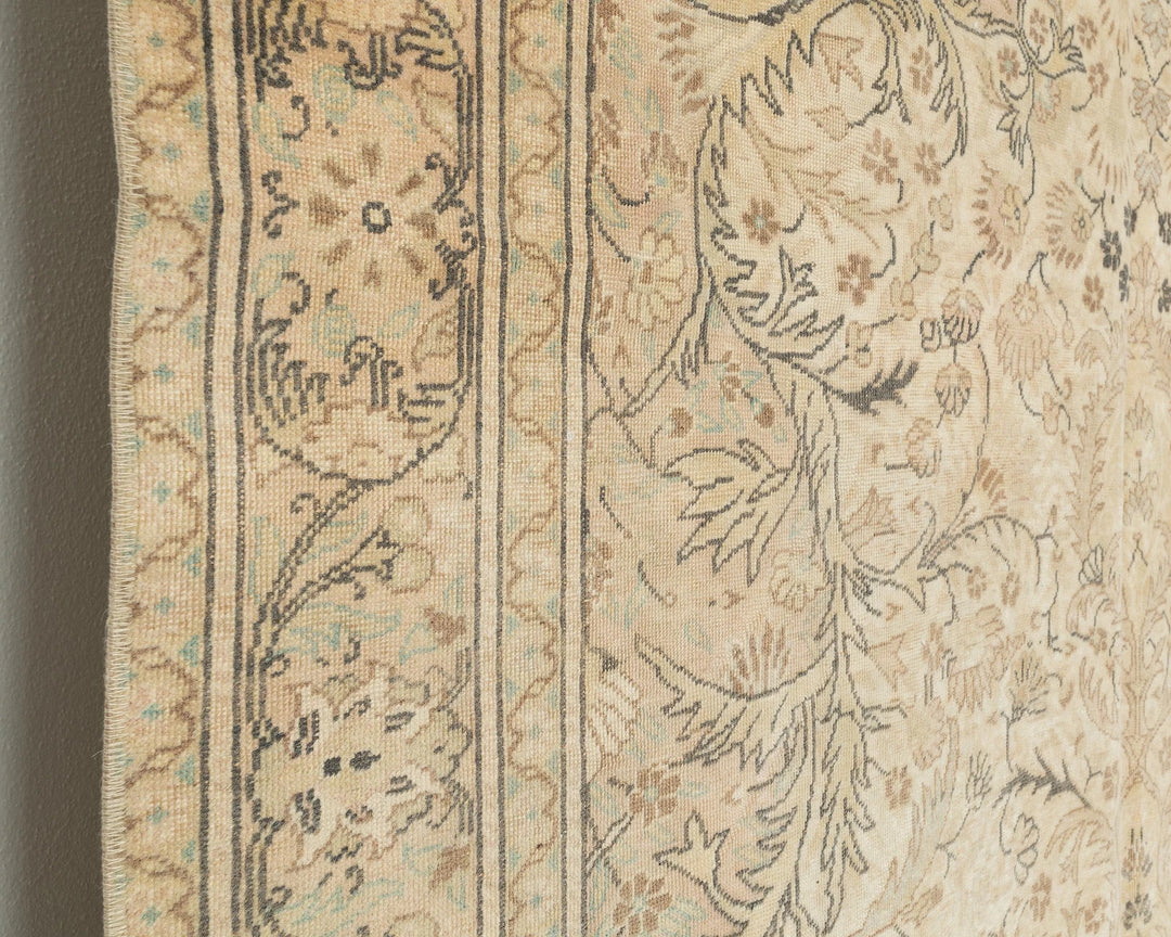 Multicolor Turkish Oushak Rug 6'5" x 9'10" Hand-Knotted | No. VR63891