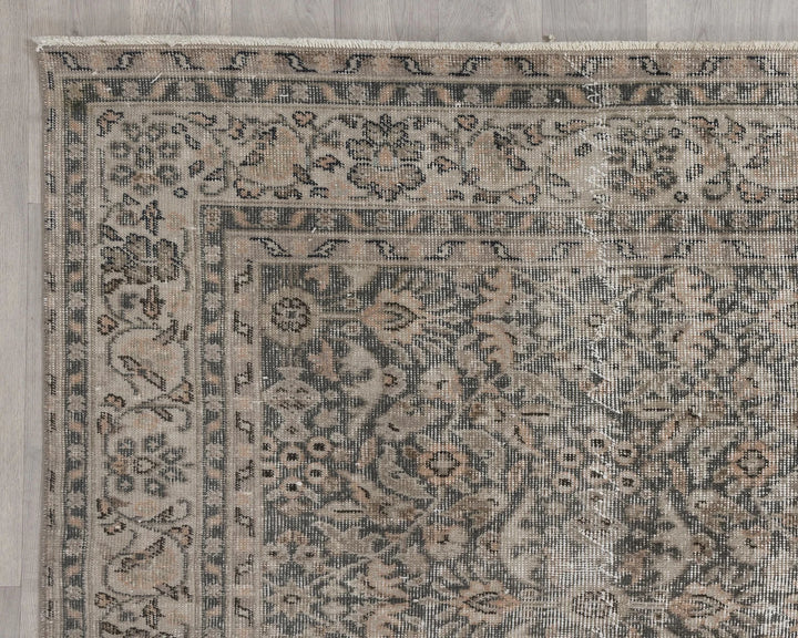 Multicolor Turkish Oushak Rug 6'9" x 9'10" Hand-Knotted | No. VR63940