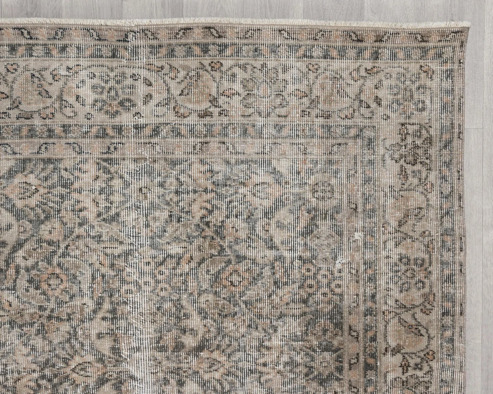 Multicolor Turkish Oushak Rug 6'9" x 9'10" Hand-Knotted | No. VR63940