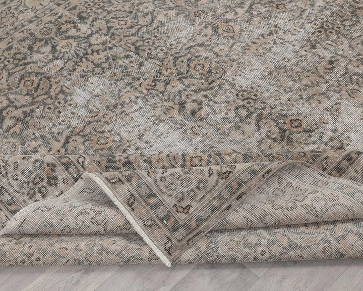 Multicolor Turkish Oushak Rug 6'9" x 9'10" Hand-Knotted | No. VR63940
