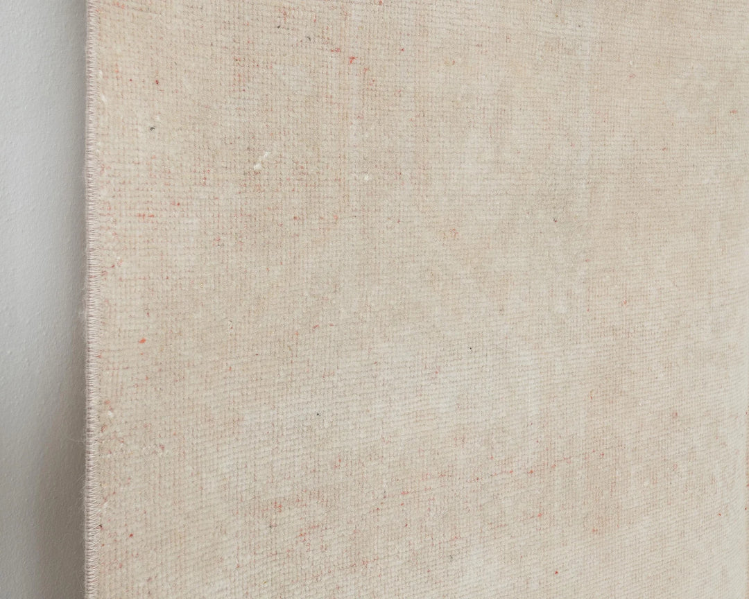 Beige Turkish Oushak Rug 4' 9" x 7' 10" Hand-Knotted | No. VR64343