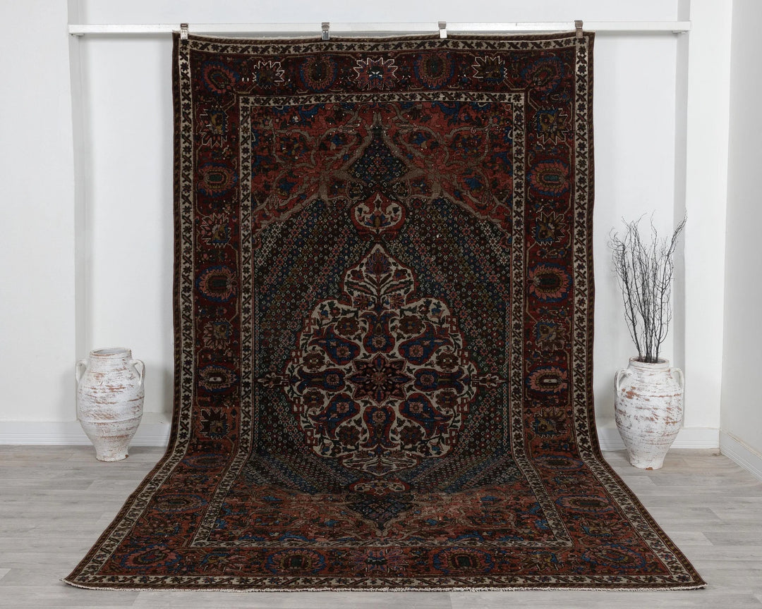 Rust Turkish Oushak Rug 7' x 11' 2" Hand-Knotted | No. VR64360