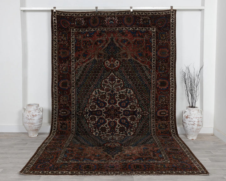 Rust Turkish Oushak Rug 7' x 11' 2" Hand-Knotted | No. VR64360