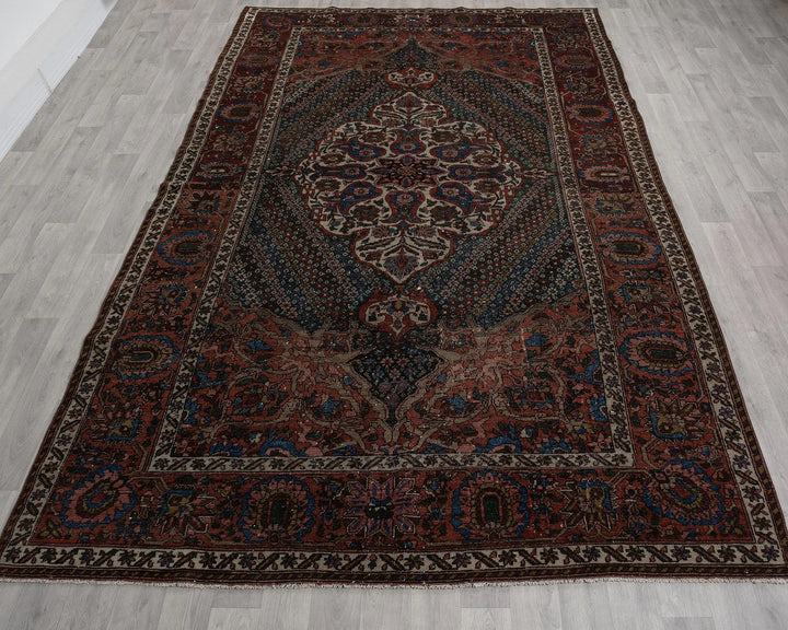 Rust Turkish Oushak Rug 7' x 11' 2" Hand-Knotted | No. VR64360