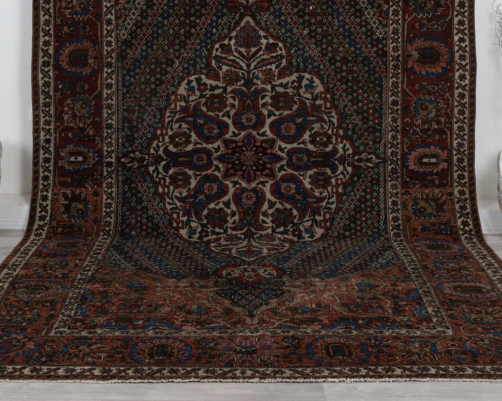 Rust Turkish Oushak Rug 7' x 11' 2" Hand-Knotted | No. VR64360