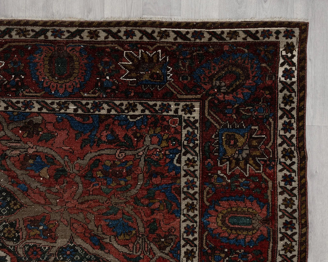 Rust Turkish Oushak Rug 7' x 11' 2" Hand-Knotted | No. VR64360