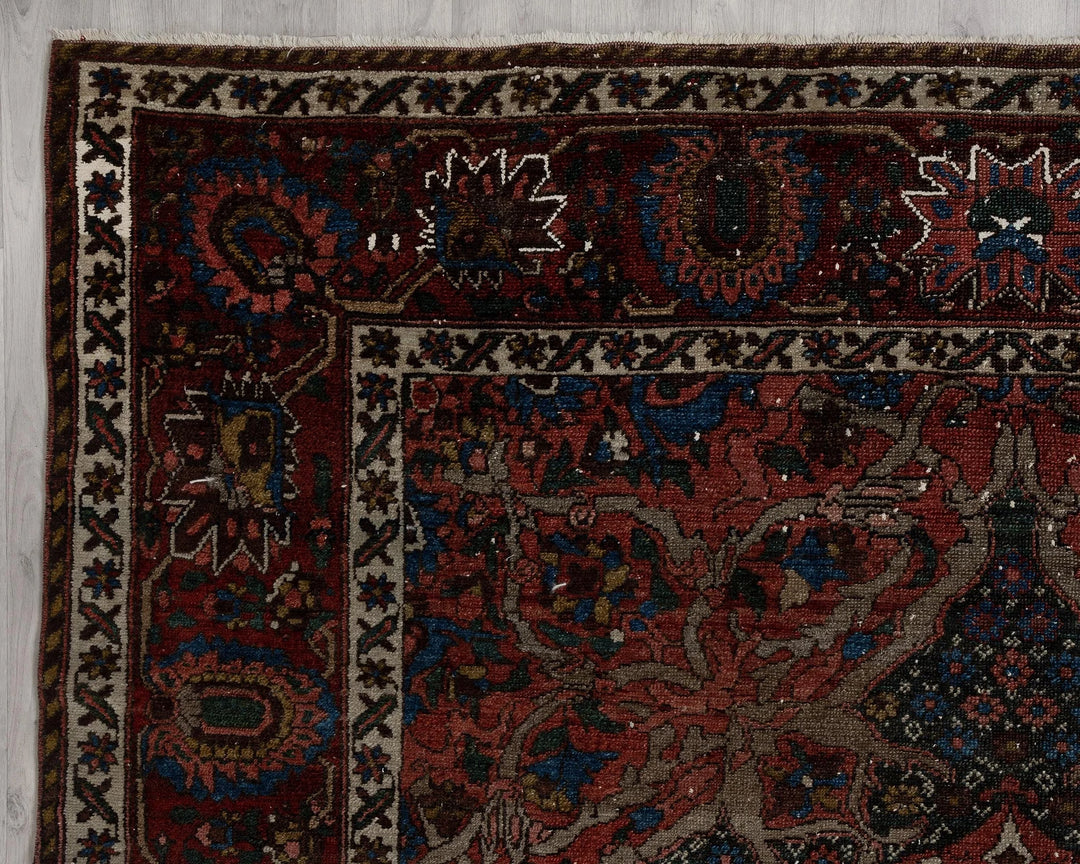 Rust Turkish Oushak Rug 7' x 11' 2" Hand-Knotted | No. VR64360