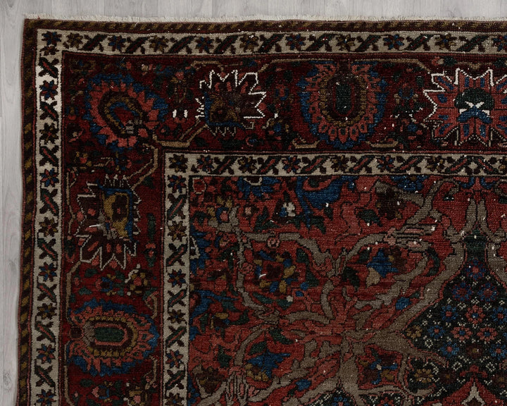 Rust Turkish Oushak Rug 7' x 11' 2" Hand-Knotted | No. VR64360