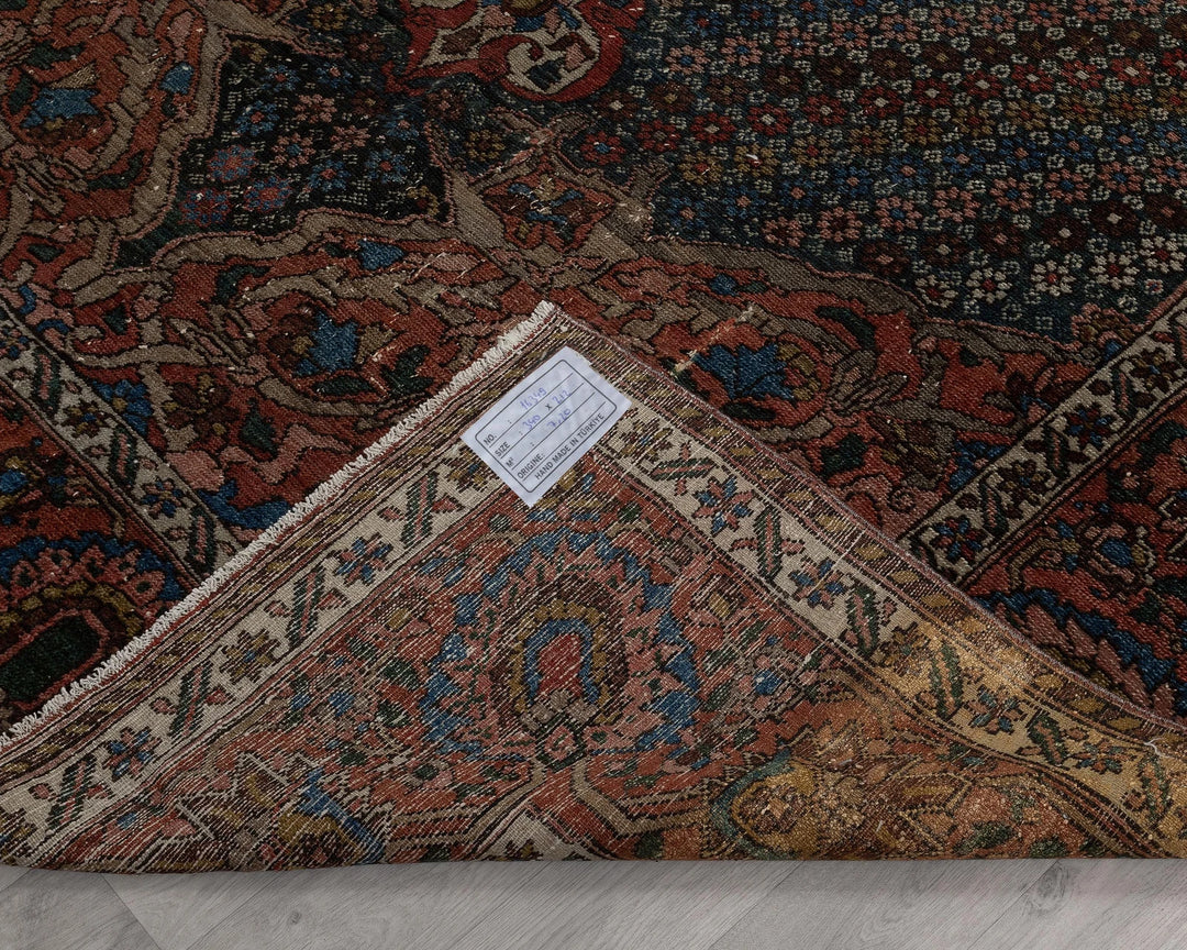 Rust Turkish Oushak Rug 7' x 11' 2" Hand-Knotted | No. VR64360