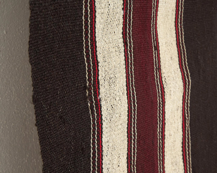 Brown Turkish Kilim Rug 7' 2" x 11' 3" Flat-Weave | No. VR64476