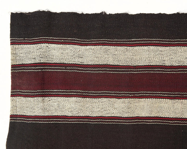 Brown Turkish Kilim Rug 7' 2" x 11' 3" Flat-Weave | No. VR64476