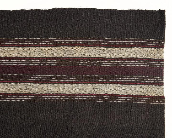 Brown Turkish Kilim Rug 7' 2" x 11' 3" Flat-Weave | No. VR64476