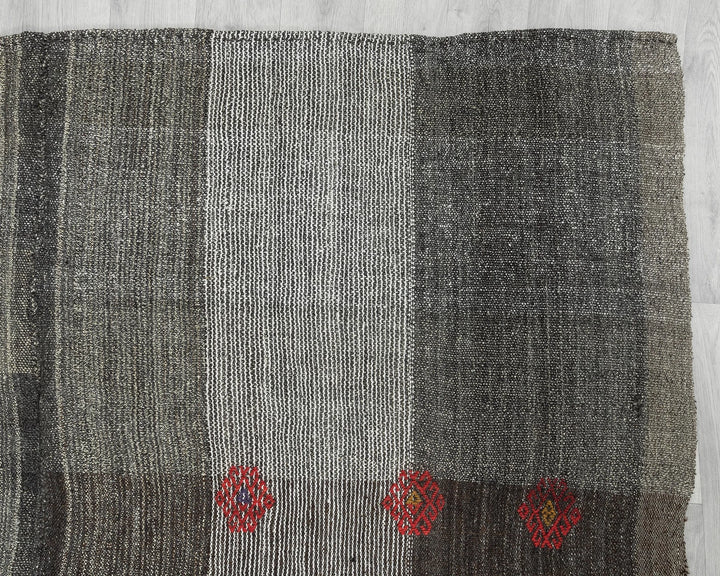 Multicolor Turkish Kilim Rug 6' 5" x 7' 8" Flat-Weave | No. VR64691