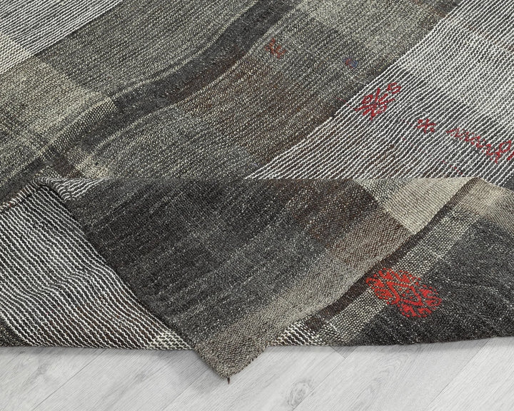 Multicolor Turkish Kilim Rug 6' 5" x 7' 8" Flat-Weave | No. VR64691
