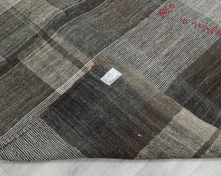 Multicolor Turkish Kilim Rug 6' 5" x 7' 8" Flat-Weave | No. VR64691