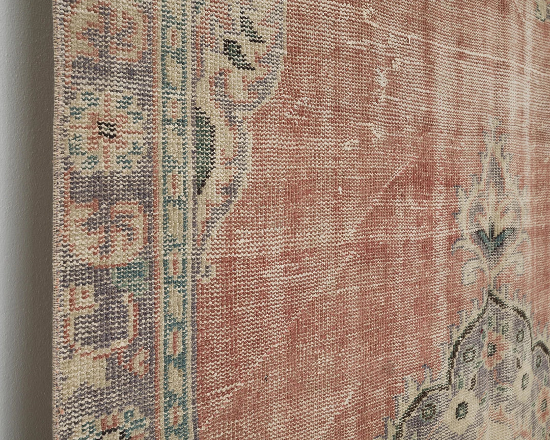 Rust Turkish Oushak Rug 5' 4" x 8' 6" Hand-Knotted | No. VR64831