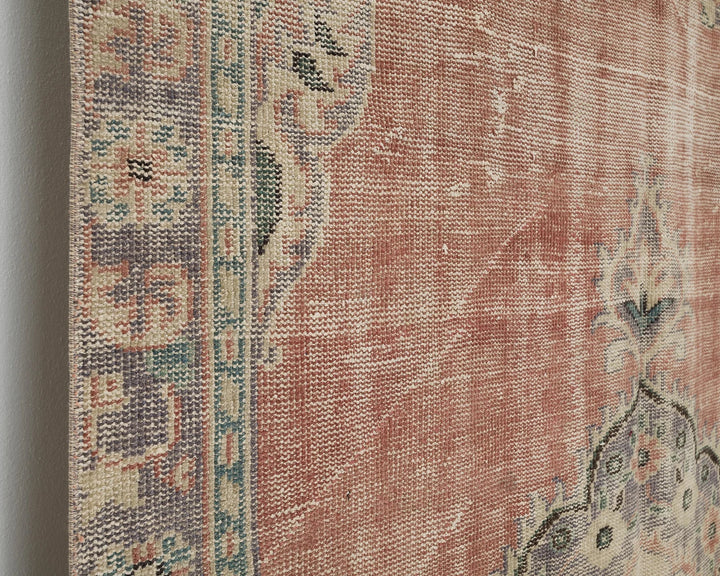 Rust Turkish Oushak Rug 5' 4" x 8' 6" Hand-Knotted | No. VR64831