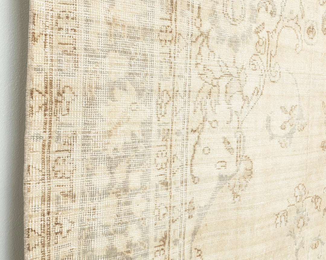 Multicolor Turkish Oushak Rug 6' 3" x 9' 9" Hand-Knotted | No. VR64918
