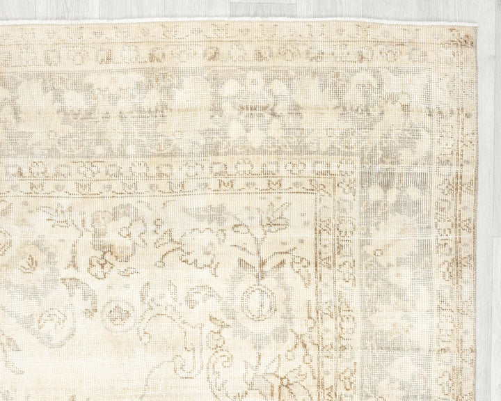 Multicolor Turkish Oushak Rug 6' 3" x 9' 9" Hand-Knotted | No. VR64918