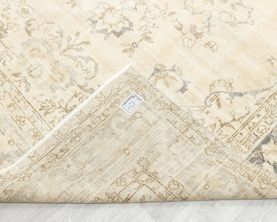 Multicolor Turkish Oushak Rug 6' 3" x 9' 9" Hand-Knotted | No. VR64918