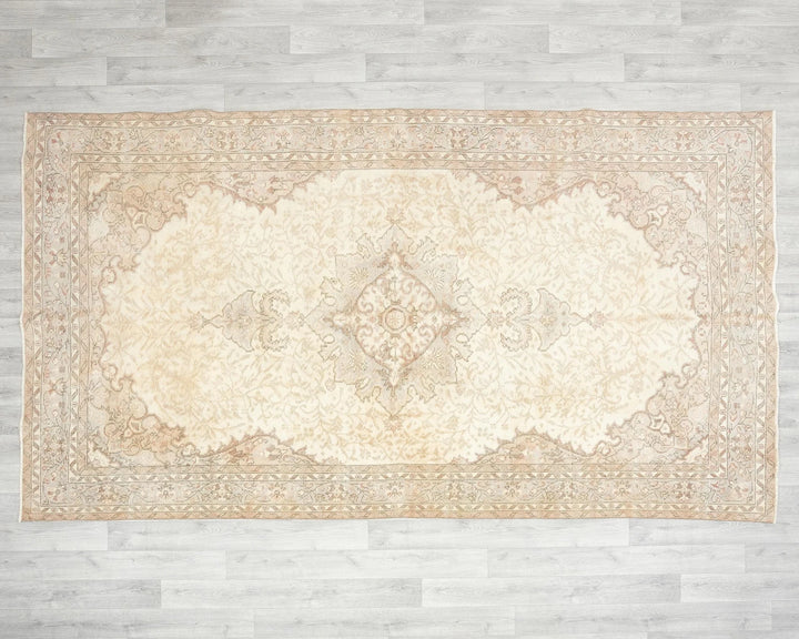 Multicolor Turkish Oushak Rug 6' x 10' Hand-Knotted | No. VR64945