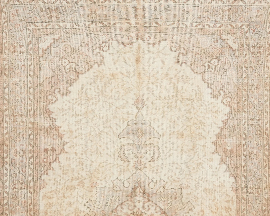 Multicolor Turkish Oushak Rug 6' x 10' Hand-Knotted | No. VR64945