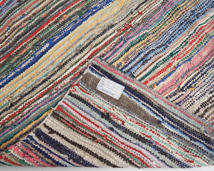 Multicolor Turkish Kilim Rug 10' x 13' Flat-Weave | No. VR64966