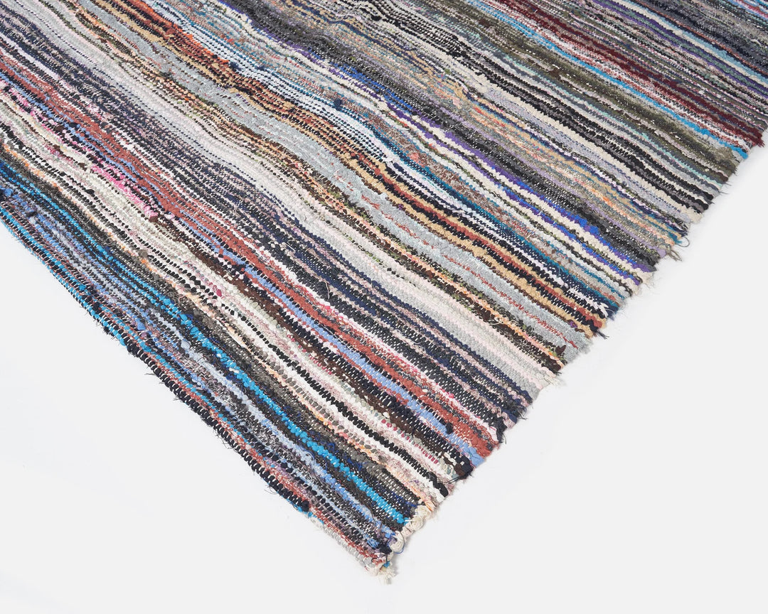 Multicolor Turkish Kilim Rug 10' x 13' Flat-Weave | No. VR64966
