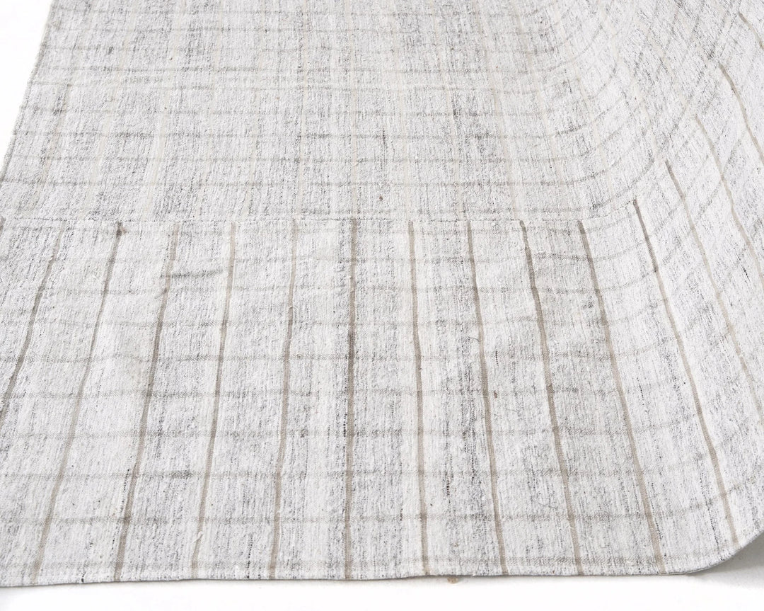 Gray Turkish Kilim Rug 5' 9" x 9' Flat-Weave | No. VR65105