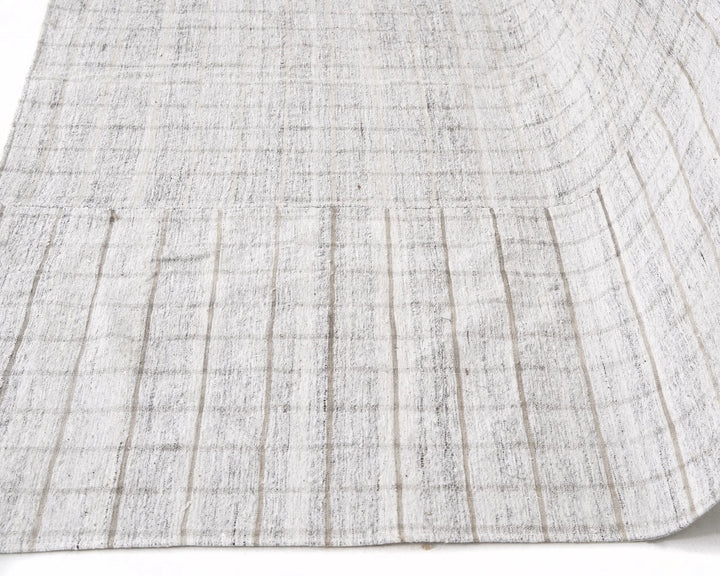 Gray Turkish Kilim Rug 5' 9" x 9' Flat-Weave | No. VR65105