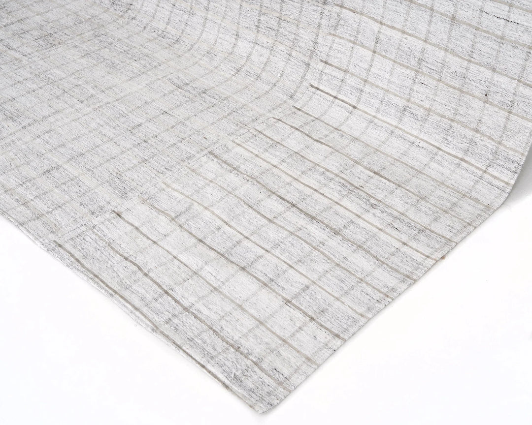 Gray Turkish Kilim Rug 5' 9" x 9' Flat-Weave | No. VR65105