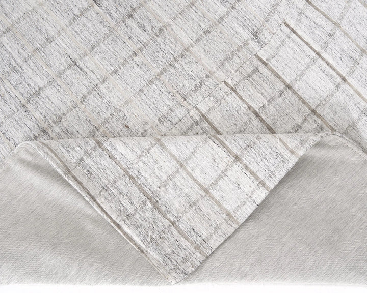 Gray Turkish Kilim Rug 5' 9" x 9' Flat-Weave | No. VR65105