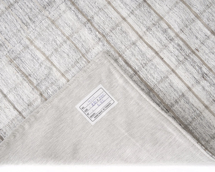 Gray Turkish Kilim Rug 5' 9" x 9' Flat-Weave | No. VR65105