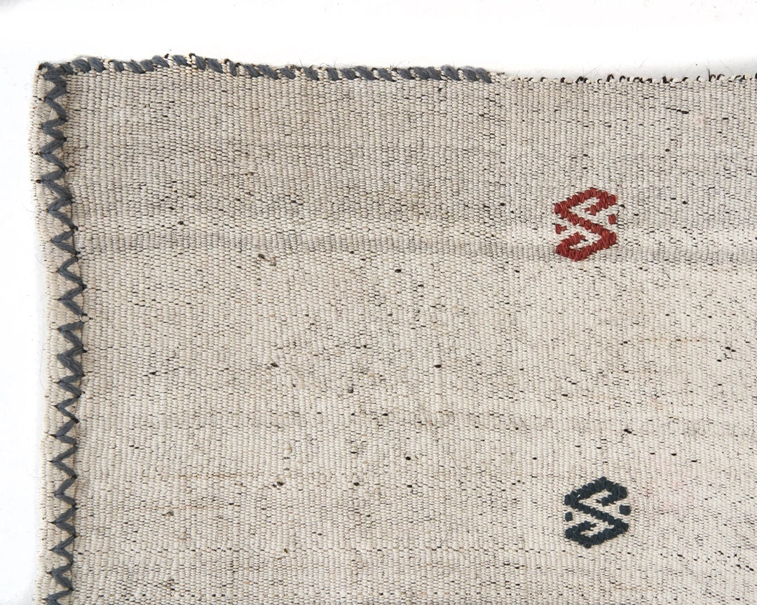 Multicolor Turkish Kilim Rug 6' 7" x 7' 6" Flat-Weave | No. VR65117