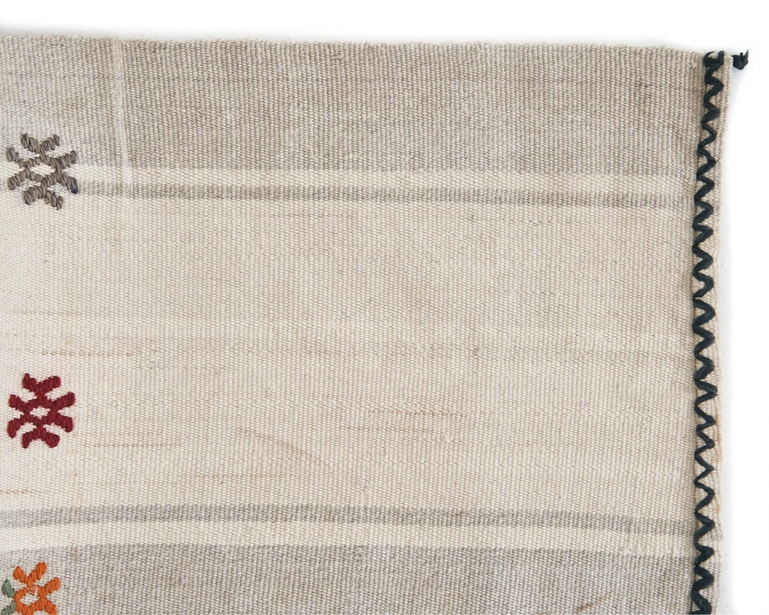 Multicolor Turkish Kilim Rug 6' 7" x 7' 6" Flat-Weave | No. VR65117