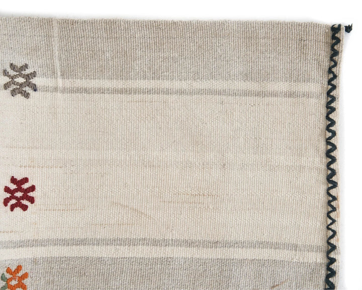 Multicolor Turkish Kilim Rug 6' 7" x 7' 6" Flat-Weave | No. VR65117