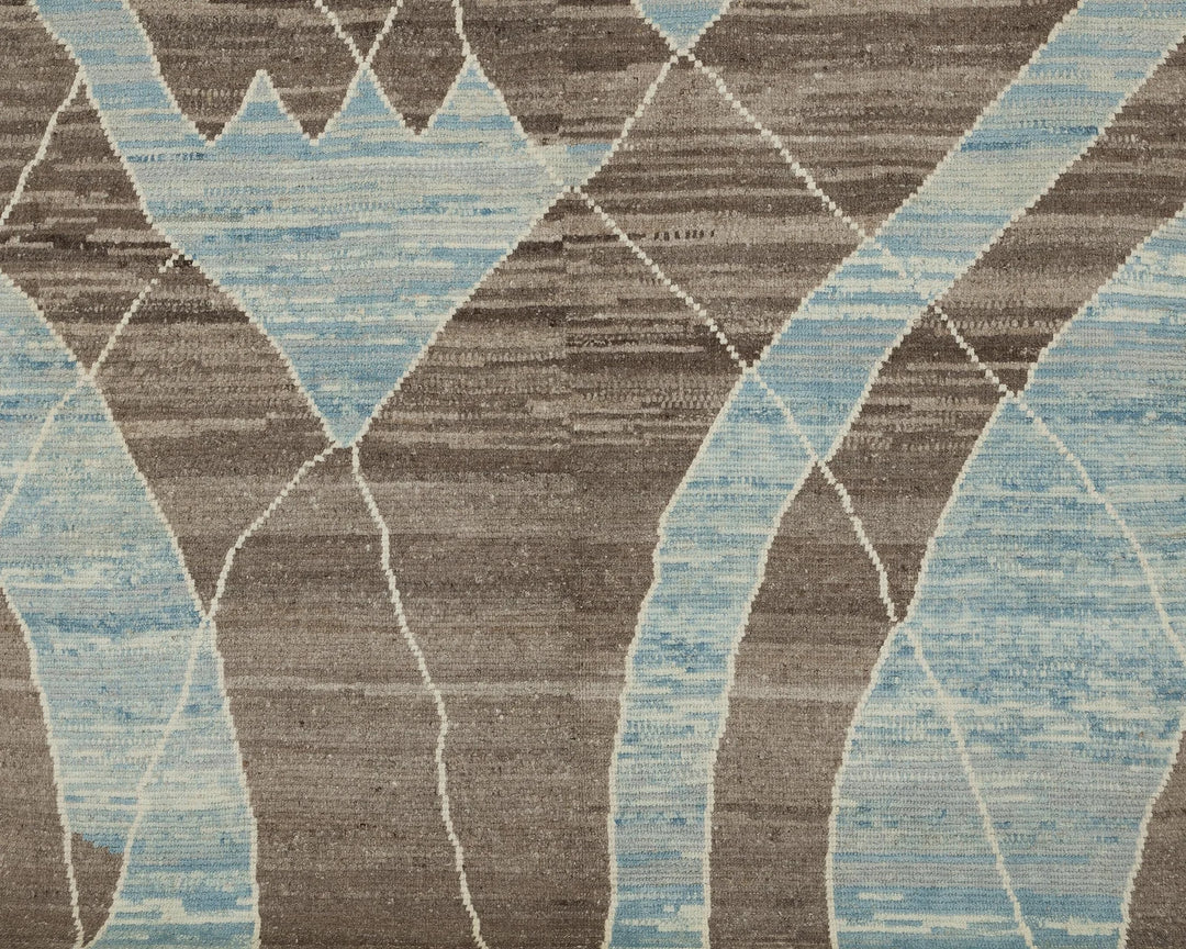 Brown Turkish Oushak Rug 8' 3" x 11' 6" Hand-Knotted | No. VR65342