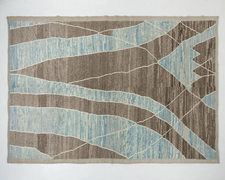 Brown Turkish Oushak Rug 8' 3" x 11' 6" Hand-Knotted | No. VR65342