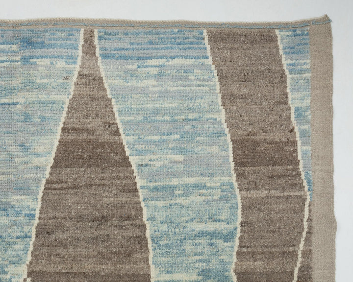 Brown Turkish Oushak Rug 8' 3" x 11' 6" Hand-Knotted | No. VR65342