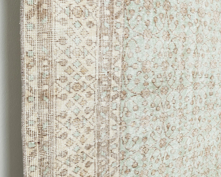 Multicolor Turkish Oushak Rug 6'8" x 10'1" Hand-Knotted | No. VR65833