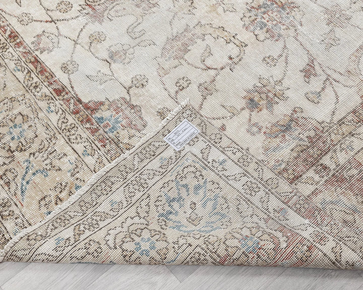Multicolor Turkish Oushak Rug 6'10" x 9'11" Hand-Knotted | No. VR66192