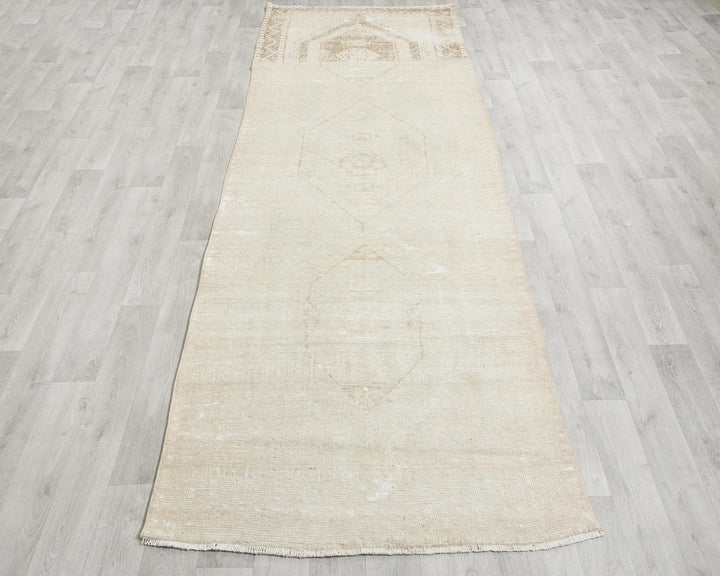 Beige Runner Rug 3' 7" x 11' 6" | No. VR66198